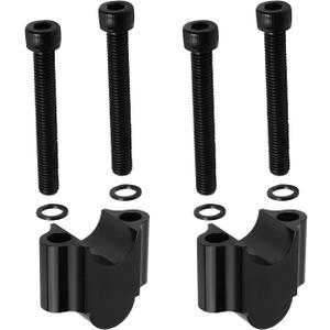 JAVIK 7/8" Heavy Duty Black Handlebar Risers 30mm Height Fit for Honda Fit for Yamaha Fit for Suzuki Fit for Kawasaki Fit for Can-Am Fit for BMW Motorcycle & ATV Dirt Bike
