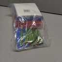 Perfect Stix are White and Blue cocktail napkins two ply-25 each. Includes 25 each red and blue palm flex straws