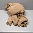 SE SOFTEXLY Muslin Duvet Cover Queen Size, 100% Washed Cotton Duvet Cover Set, Ultra Soft Comforter Cover Linen Like, 3 Pieces Minimalist Gauze Duvet Cover with 2 Pillowcases, 90"x90", Light Brown