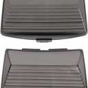 NTHREEAUTO Smoked Fender Tip Light Lenses Cover Mud Guards Lights Compatible with Harley FLHR FLHT FLSTC(Front & Rear)