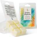 Earnest Living Scented Wax Fragrance Melts Summer Daydream White Musk Grapefruit Patchouli Bergamot Amber Wax Cubes Pack Home Warmer Tart Electric Candle Air Freshener Aroma Decor Gift 2.5 oz (2-Pack)
