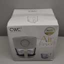 COOK WITH COLOR Colorful 1200W 4Qt Air Fryer: Glass Basket, Dishwasher Safe, 60min Timer, 6 Presets, Temp Control 175F-400F, 4 QT, Greige (Medium)