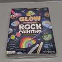 Dan&Darci Kids Rock Painting Kit - Glow in The Dark - Arts & Crafts Gifts for Boys and Girls Ages 6-12 - Craft Activities Kits - Creative Art Toys for 6, 7, 8, 9, 10, 11 & 12 Year Old Kid