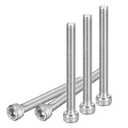 M5x60mm Socket Head Cap Screws Bolts, 25Pcs 304 Stainless Steel 18-8, Metric Machine Hex Socket Screw, Hex Drive, Bright Finish, UNC Coarse Thread Fully Threaded