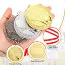 3 x MECCANIXITY Tennis Award Medals 2.7 Inch, Gold Silver Bronze Award Medals with Neck Ribbon for Team Sports Games Competitions Party Favors 3 Pieces