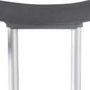 PCP Aluminum Crutches, Push Button Adjustable Height, Lightweight, 1 Pair, Kids Child Size (4'0" to 4'6")