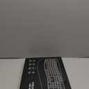 Wireless Keyboard and Mouse Combo, 2.4G Full Size Wave Keys Ergonomic Keyboard with Wrist Rest and 3-Level DPI Adjustable Wireless Ergonomic Mouse for Windows, Mac OS Desktop/Laptop/PC(Black)