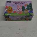 HUZU Easter Snap Builders, Easter Basket Stuffers Bunny, Carrot, Egg, Chick Wooden Puzzle Toy, Basket Essentials Take Apart & Mix Characters Kids Montessori STEM Fine Motor Skill