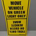 Outside Traffic Life Safety Sign - English