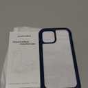 Diaclara Designed for iPhone 12/12 Pro Case, Full Body Rugged with Built-in Touch Sensitive Anti-Scratch Screen Protector, Soft TPU Bumper Case for iPhone 12/12 Pro 6.1" (Blue)