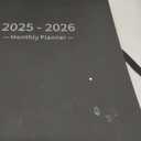 2026-2027 Monthly Planner (7.4'' x 9.6''), 18 Months Calendar Planner from Jan 2026-Jun 2027, Agenda 2026 with Pocket, 120GSM Paper, Black