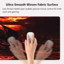 knseva. Large Gaming Mouse Pad with Stitched Edges, Dragon's Lair The Crimson Inferno, Anti-Slip Rubber Base & Smooth Fabric Surface XXL Extended Desk Mat