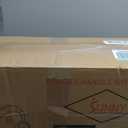 Sunny Health & Fitness Smart Under-Desk Bike Exerciser, Low-Impact Cardio Cycling Equipment for Home/Office, Mini Paddler for Arm/Leg Mobility Training, Free SunnyFit App Connect, Optional Motorized