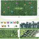 48×120" Faux Ivy Fence Screen Roll UV Resistant Boxwood Privacy Mat