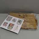 Kolldenn 24 Pcs Vintage Floral Wildflower Gift Bags Flower Kraft Paper Printed Candy Goodie Bags with Handles for Spring Party Supplies Wedding Baby Shower Birthday 8 x 3.9 x 9 in, 6 Styles