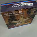 12.2 Inch Gold Bethlehem Christmas Star Tree Topper Projector with RGB Rotatable Projector Lights Gold Star Projector Lights Tree Topper Plug in for Indoor Office Xmas New Year (1 Pattern, 3m Cable)