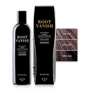 Kiwabi Hair Color Shampoo for Gray Coverage  Gradual, No Damage, Natural Hair Dye Shampoo for Gray Hair for Women & Men  Sulfate-Free & Ammonia-Free  Gentle on Hair & Scalp (Dark Brown)