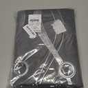 NICETOWN Grey Blackout Striped Pattern Curtains for Living Room 84 inch Long 2 Panels Set, Noise Reducing Thermal Insulated Wave Line Foil Print Bedroom Drapes for Patio Sliding Glass Door (52 x 84)