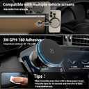 SCHUGS for Mag-Safe Car Charger Mount, [Zinc Alloy] 15W Fast Charging Ultra Magnetic Car Phone Holder, Magnetic Wireless Car Charger Dashboard, iPhone Car Mount Chrager for iPhone 16 15 14 13 Pro Max