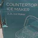 Silonn Ice Maker Machine Countertop, 26 lbs in 24 Hours, 9 Cubes Ready in 6 Mins, Self-Clean Ice Maker Compact Portable Ice Maker with Ice Scoop and Basket