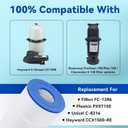 CC1500 Pool Filter Cartridge, Compatible with Hayward X-Stream CC1500, Replaces Hayward CCX1500RE, Pleatco PXST150, Unicel C-8316, Filbur FC-1286, 150 Sq. Ft, Heavy Duty 5 oz+ Trilobal Fabric