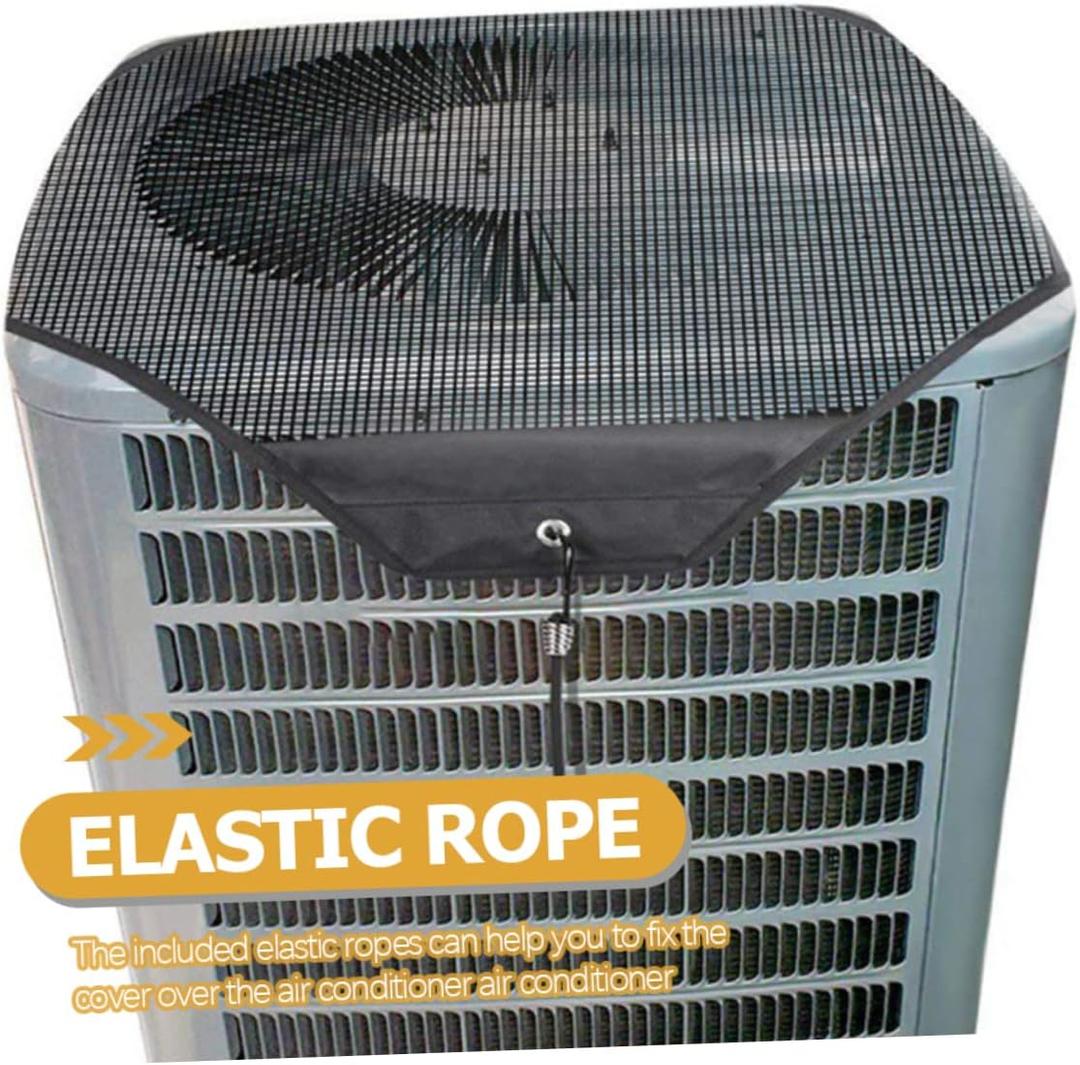 Mikinona Unit Cover Mesh Air Conditioner Cover for Outdoor Use Rainproof and Dustproof for Extended Life 3x3ft