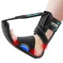 Plantar Fasciitis Brace Night Splint, Adjustable Foot Support for Heel Spur, Foot Drop & Achilles Tendonitis Relief, Comfortable Day & Night Use for Men and Women (Black, Medium)