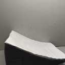 Sleeping Bed Wedge Pillow for Adults Seniors, Cooling Memory Foam Incline Pillow Wedge for Head, Neck & Back Support and Leg Elevation, Removable Washable Cover, White