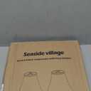 Rustic Lampshades Set of 2, Bell Lamp Shades Replacement 6"x13x10", Medium Faux Leather Lampshades for Table Lamps, Floor Lamps, Hand Crafted(Spider Fitter), Harp Holders Included, Assembly Required