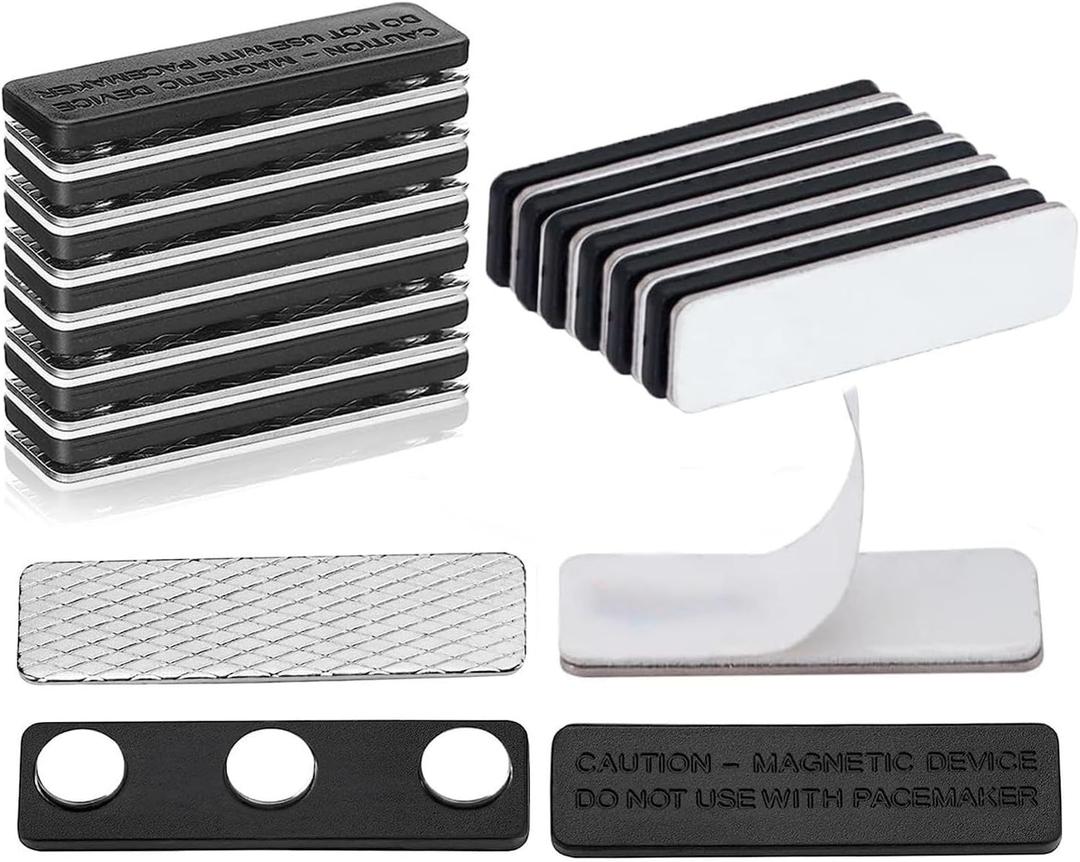 Blackout Blind Accessory,12Pair Magnetic Closure With Adhesive(Metal Board With Adhesive+Magnetic Black Board Without Adhesive),Black Out Window Curtains Shades,Blackout Window Cover,Clamped By Magnet