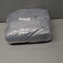 Car Cover Waterproof All Weather with Driver Door Zipper for Jeep Wrangler JK JL 2 Door 2007-2021 / Full Exterior Cover/Durable 210D Oxford Cloth / 1Pcs Gray (Silver Tone)