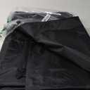 HIRALIY 20 Mil Heavy Duty Waterproof Tarp, 12x15ft Black Tarpaulin with Reinforced Webbing Loops, Multipurpose Oxford Canvas Tarp for Firewood, Roof, Camping, Pool