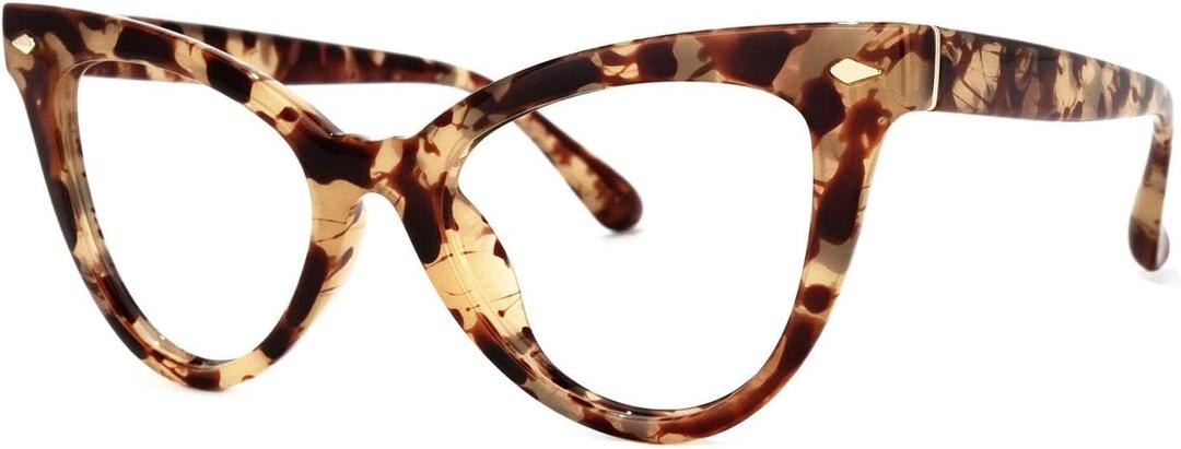 VOOGLAM Cat Eye Blue Light Blocking Glasses for Women Anti UV Eyestrain Eyewear Maite OP02131
