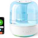 Humidifiers for Home Bedroom Large Room 5.5L Cool Mist for Indoor Use Dazzling Lighting Effects (Ice Blue, Humelle AH1)