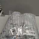 NTBAY Flannel Fuzzy Toddler Blanket, Fluffy Warm and Lightweight Reversible Stripes Design Baby Plush Blanket, 30x40 Inches, Grey (3040 Inch (Pack of 1))