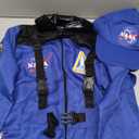 Nuehoryu Kids Astronaut Costume NASA Space Outfit for Boys Girls Halloween Dress up L