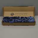 5 Pcs Dark Blue Silk Hydrangeas Artificial Flower Boho Dried Touch 20'' Faux Hydrangeas for Fall Indoor Home Decor Kitchen Living Room Outdoor Porch Wedding Flower Arrangement