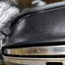 Pizza Oven Indoor, 12 Inch Retro Pizza Maker, Rapid Heating 800F, 1200W Glazed Ceramic Stone Electric Pizza Cooker, Two-button Precise Temperature Control, Viewing Window for Precise Cooking (Black)