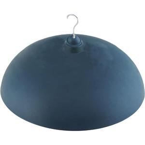 North States Two-Way Squirrel Baffle: Protects Bird Feeders, Hang or Pole Mount (Pole Sold Separately). Adjustable to Fit Poles .5" to 1.25". Large Resin Baffle (15.75 Diameter, Gray)