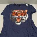 Classic Tigers Name Throwback Sports Fans Retro T-Shirt XL (Navy Blue)