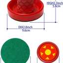 Air Hockey Pushers and Air Hockey Pucks, Non-Slip Strikers and Dynamic Pucks for Air Hockey Table Game for Adults and Kids,Replacement Accessories for Game Tables