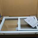 TAFCO WINDOWS Vinyl Slider Window, 32 In. X 18 In. White With Dual Pane Insulated Glass