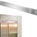 304 Stainless Steel Universal Gap Filler, 36'' x 3'' x 1'' Gap Cover for Kitchen Cabinet, Wall and Oven, Microwave, Fridge, Range, Hood, Cooktop (Brushed Nickel)