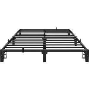 Metal Bed Frame Full Size 8 inch Platform Bed Frame, Steel Construction with Slat Support, Bedroom Bed Base for Daily Home Use