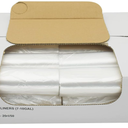 TYPLASTICS Trash Can Liner  Wholesale 1000 Count Garbage Bags on Perforated Roll 710 Gallon Multipurpose for Office Bathrooms Business Home Commercial and Industrial Needs 24" x 24"