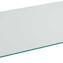 SSWBasics Tempered Glass Shelf - 14"W x 24"L x 3/16" - Set of 2