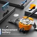 JOREST Watch Repair Kit for Battery Replacement & Link Removal, Resizing &Opener, Watch Repair and Cleaning Screwdriver Set, Wrench Back Remover, Spring Bar Tool