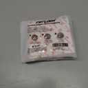 8 x 200PCS Cabinet Bumpers Clear Rubber Bumpers Self Adhesive, Soft Close Cabinet Door Bumper Dots, Sound Dampening Cupboard Door Bumpers Pads for Kitchen Drawers, Picture Frames, Furniture