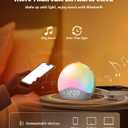 ecozy Sunrise Alarm Clock, White Noise Sound Machine, Alarm Clock for Bedrooms, 26 Soothing Sounds, 17 Night Lights, Bluetooth Speaker, Sunrise Wake-Up Light for Heavy Sleepers, Adults, Kids