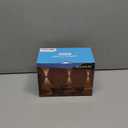 LUHLEE Solar Wall Lights Outdoor, 2000mAh 3000K Wall Sconces,Up and Down Lighting,IP65 Waterproof Solar Outdoor Lights for Wall House Fence Patio Porch Garage Yard (Warm White, 4 Pack)